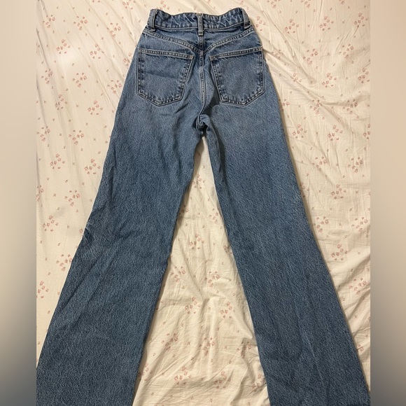 Zara High Rise Wide Leg Jeans - Picture 2 of 3